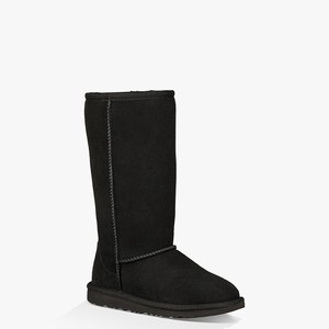 Ugg Classic II Tall Klassiska Stövlar Barn Svarta (174689TGL)